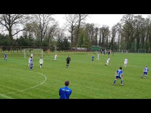 Mecz ligowy AP Brzeg Dolny - PKS Łany - młodziki pierwsza połowa 29 kwietnia 2021