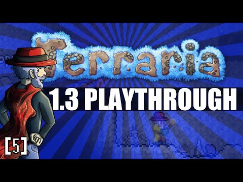 Terraria 1.3 Lets Play - Custom YouTube Cake! [5] (Terraria PC playthrough)