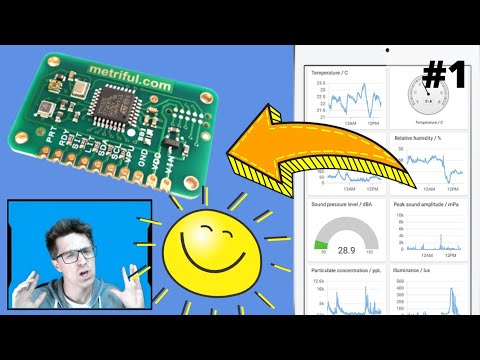 MONITORAGGIO AMBIENTALE con i Nextion !? - Metriful MS430 #1