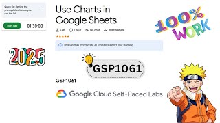 Download the video "Use Charts in Google Sheets [2025] | #GSP1061 || Lab Solution | Qwiklabs Arcade 2025 #qwiklabs"