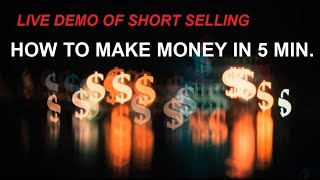 LIVE DEMO OF SHORT SELLING IN PAYTM MONEY. LEARN IN 3 MINUTES..#STOCKMARKET#INTRADAYTRADING