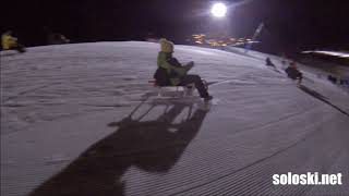 Toboganing en Formigal con Decathlon