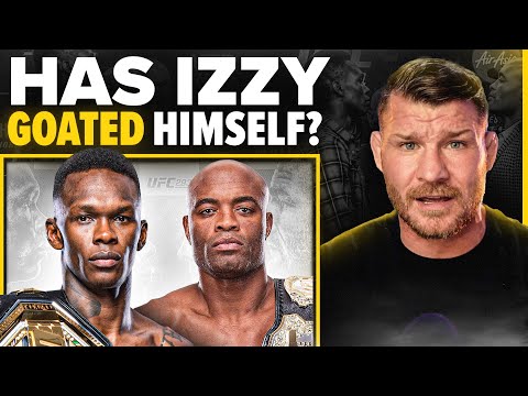 BISPING asks "HAS ISRAEL ADESANYA already surpassed ANDERSON SILVA as the GOAT?!?"