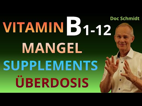 Vitamin B1-B12 deficiency. Which supplements? Avoid overdose. Fake blood test results.