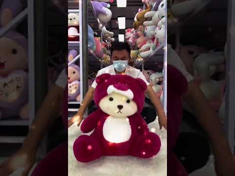 Lovely Big Strawberry Teddy!🤩😘 #teddybear #plushtoys #plushies #stuffedanimals