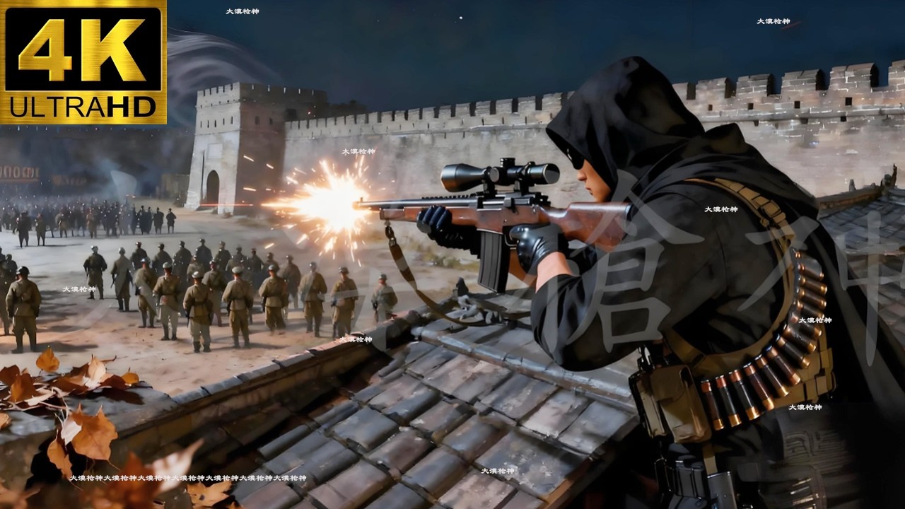 囂張的入侵者仗著兵器優勢肆意發動攻擊，下一秒遭致命埋伏全軍覆沒！⚔️ #特工電影 #槍戰 #動作 #抗日神劇#抗日爽片#電影推薦