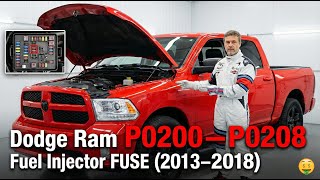 Ram Truck Check Engine Light P0201, P0202, P0203? Check This Fuse First!