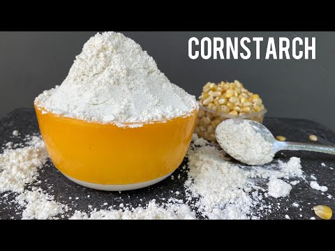 HOMEMADE CORNSTARCH RECIPE | How To Make CORNSTARCH | Easy Homemade Cornstarch / Maize Starch |