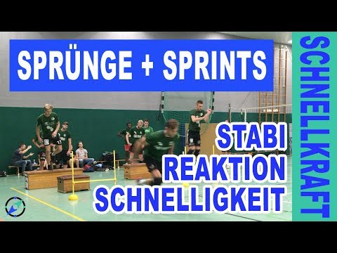 Flinke Füße & stabile Beine - Sprünge + Sprints für deine Schnelligkeit