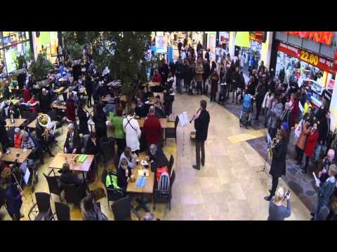 Flashmob Harmonie Orkest Twente Klanderij  Enschede
