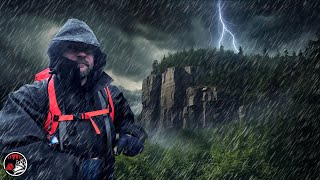Thunder & Lightning - Utilizing a Massive Rock To Shield Heavy Flooding Rains