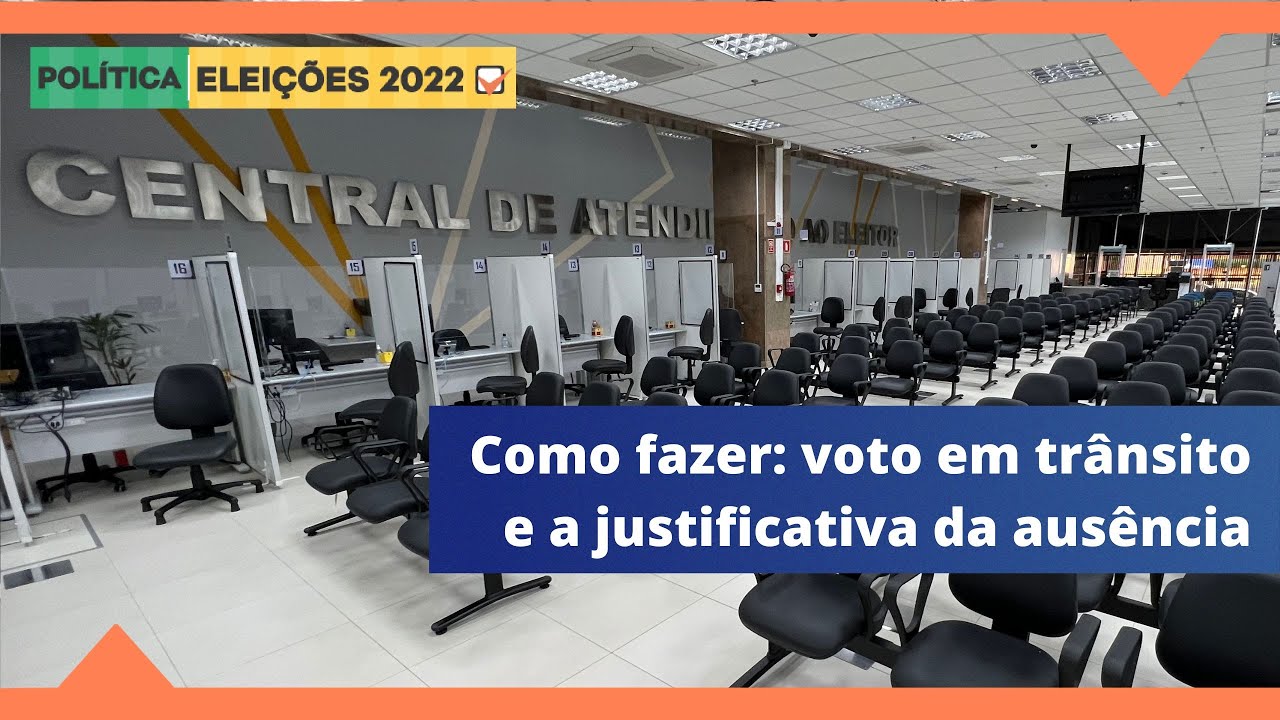 Voto em trânsito e como fazer a justificativa da ausência no primeiro turno