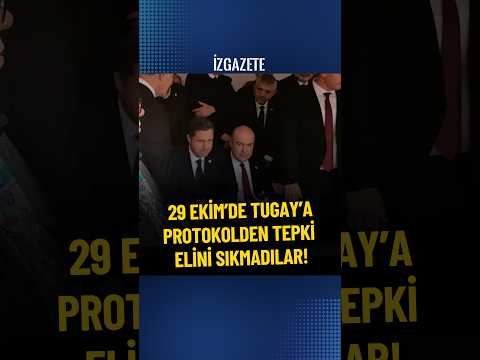 Tugay’a protokolden tepki: Elini sıkmadılar! #cemiltugay #izmir #akp #chp #yeniparti