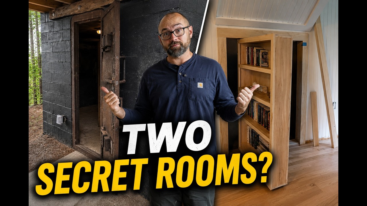 The road back to boat work:  The bunker, hidden bookcase door & bad news. Ep. 689