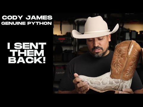 Cody James Genuine Python Western Cowboy Boot Review Boot Barn