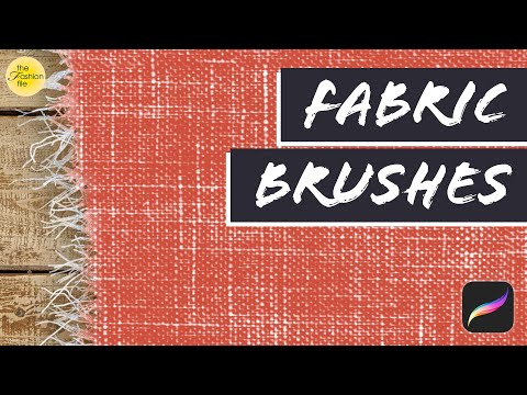 Procreate Tutorial (Beginner Friendly) • Illustrate Realistic Fabric Textures  + Fade Effect Brush!