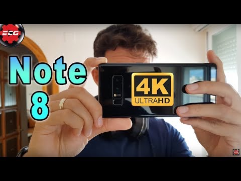 Samsung Galaxy Note 8 grabación a 4K