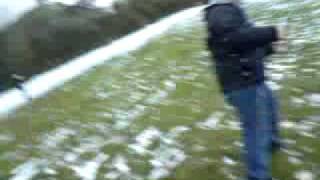 crap kite flyer takes massive snowball to the belly up the tor