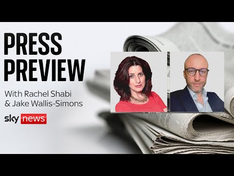 Press Preview: Sunday's front pages