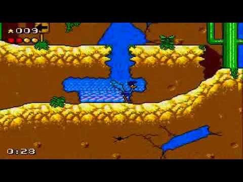 Desert Speedtrap starring Road Runner and Wile E. Coyote Game Gear