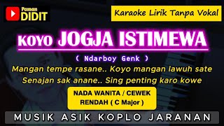 Download lagu KOYO JOGJA ISTIMEWA - Karaoke Nada WANITA / CEWEK (NDARBOY GENK) Koplo Jaranan (NADA RENDAH) mp3 Download lagu KOYO JOGJA ISTIMEWA - Karaoke Nada WANITA / CEWEK (NDARBOY GENK) Koplo Jaranan (NADA RENDAH) mp3