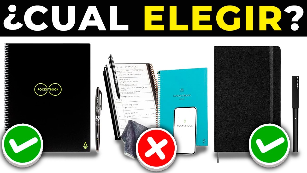 ✅ Los 5 MEJORES CUADERNOS DIGITALES Inteligentes y Reutilizables 2025 | Libretas Escribir en AMAZON
