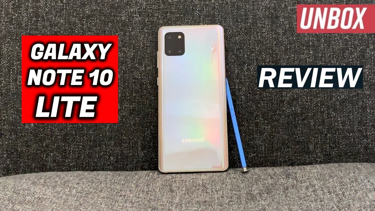 Samsung Galaxy Note 10 Lite Review - Outstanding 🔥( Aura Glow -Unboxing )