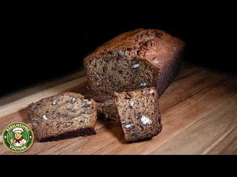 Easy, Moist Pecan Banana Bread Recipe !  Guaranteed To Make You Smile !