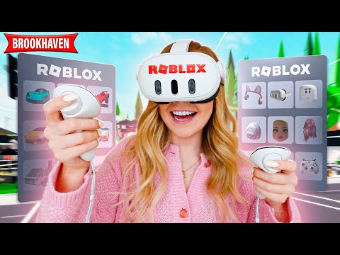 PLAYING ROBLOX BROOKHAVEN IN VR FOR THE FIRST TIME!