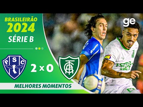 Gols e lances de Paysandu x América-MG