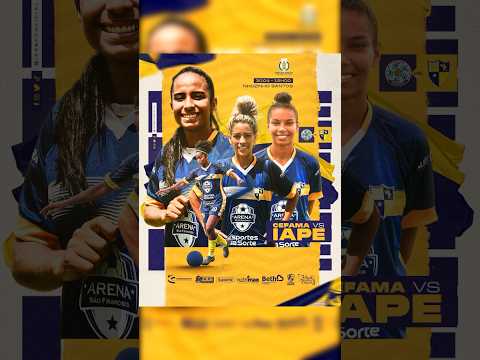 IAPE 🆚 Cefama • Brasileirão Feminino A3 #speedart #iape #matchday #futebolfeminino #iapefc