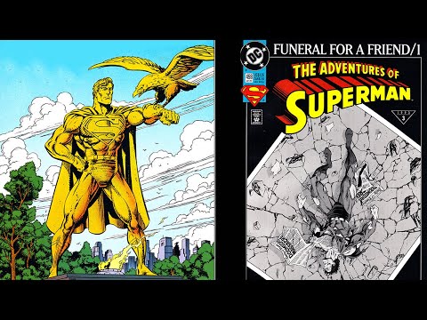 FUNERAL FOR A FRIEND. Death of Superman 3/4