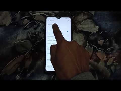 how to set the auto brightness in samsung Galaxy m01 me auto brightness kaise set karen adjust