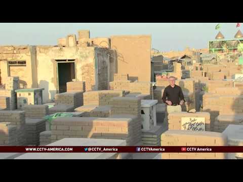 Iraq's largest cemetery overwhelmed with number of deaths