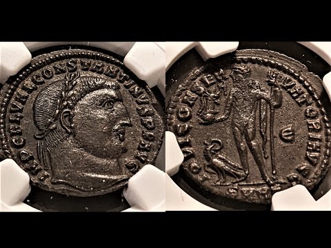 A Coin of Constantine the Great - Roman Empire AD 307-337 Bl Reduced Nummus - Heraclea