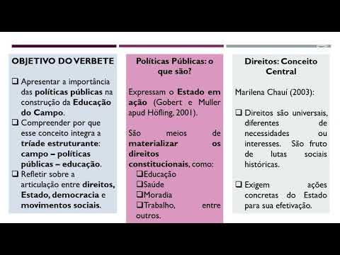 Políticas públicas, verbete Mônica Castagna Molina