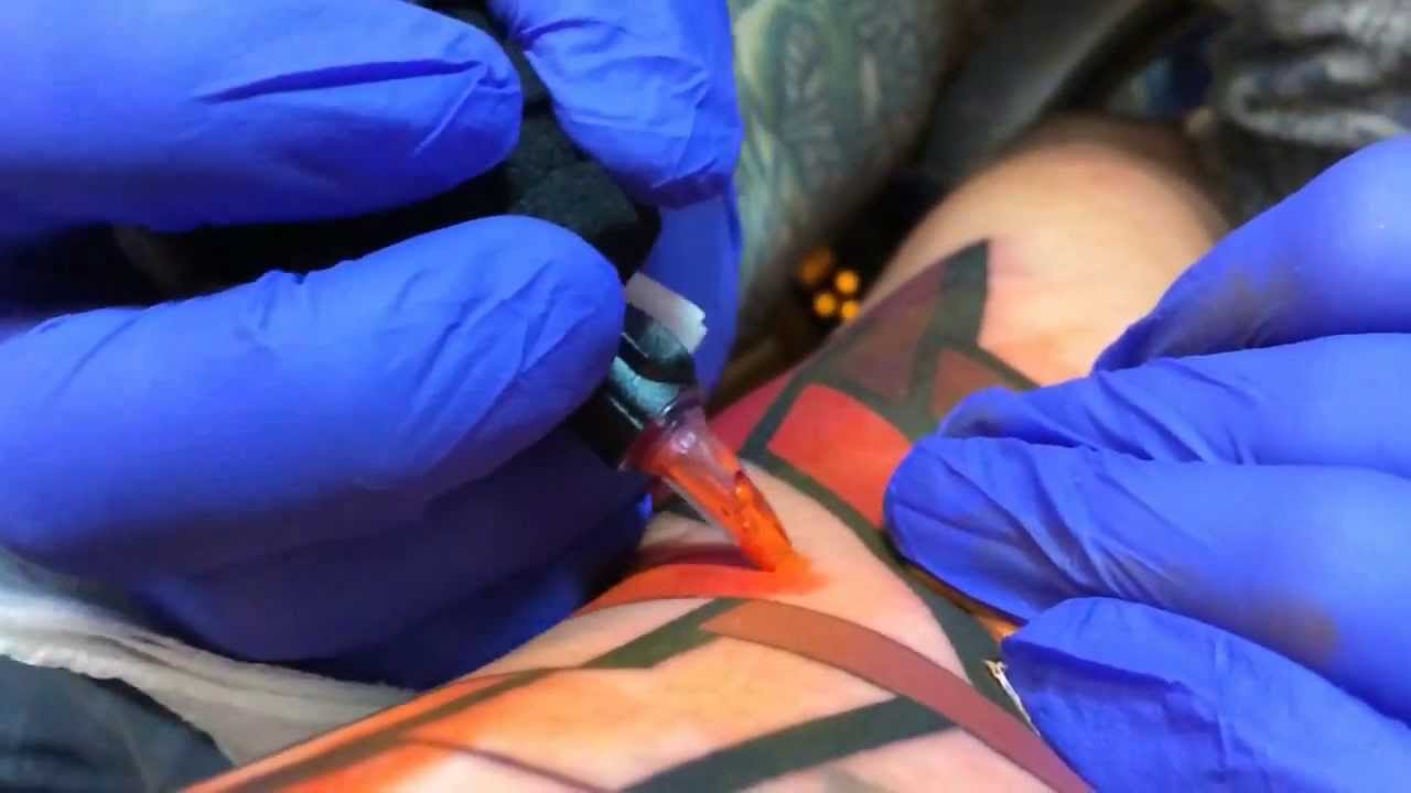 Russ Abbott 3D Color Wheel Tattoo