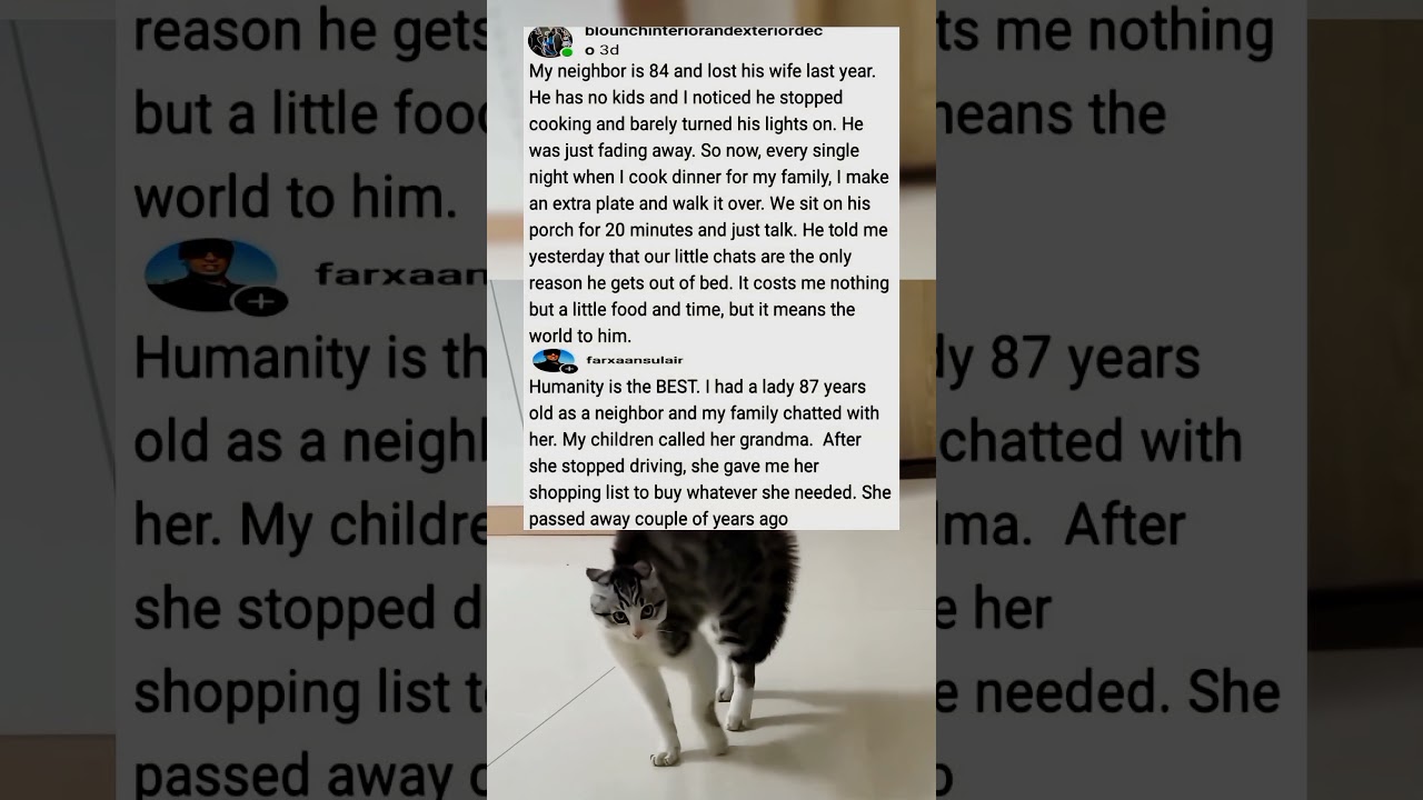 그 남자는 "당신의 채팅이 나를 살려준다"고 말했는데, 솔직히... 저도 그래요 🥺