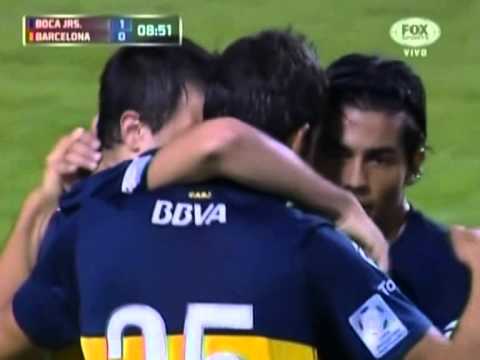 Gol de Blandi (Boca 1 Barcelona Sporting 0) Libertadores 2013