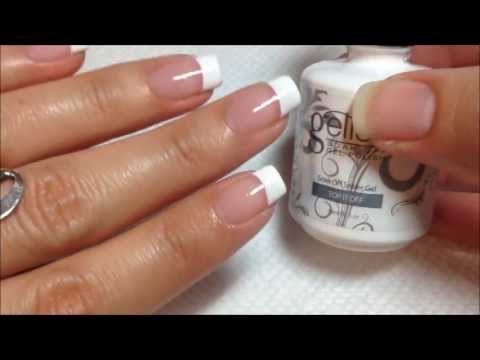 comment poser french manucure gel