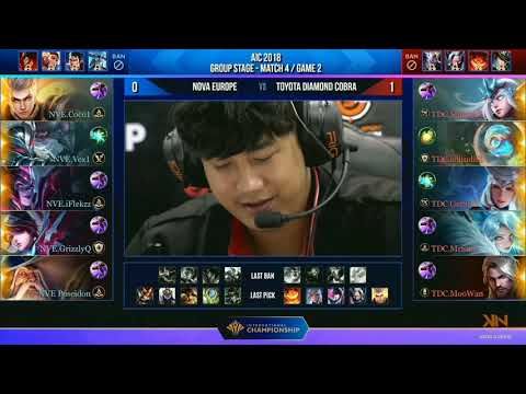 NVE vs TDC Game 02 [Tel anas + Lindis Combo] AIC 2018