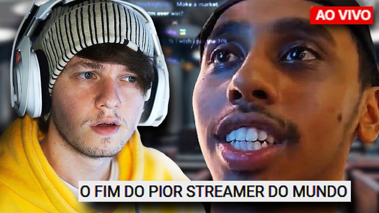 Vendo o fim do streamer mais imbecil da internet