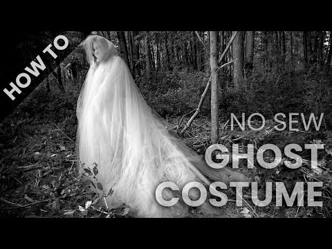 How to Make a NO SEW Halloween Costume | Ghost Costume