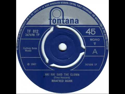 UK New Entry 1967 (98) Manfred Mann - Ha! Ha! Said The Clown