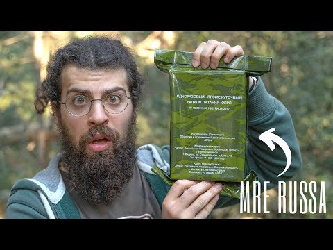 I eat Russian Military K-Ration! - MRE