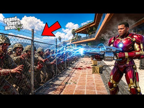 Franklin Upgraded Ironman Suit to Destroy Military Zombies 😱 | GTA 5 Telugu | Dhanu Dino