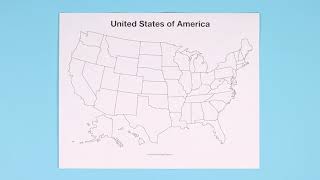United States Blank Map Worksheet
