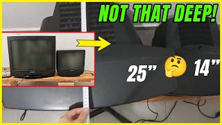 CRT Size Misconception: Is a 25-inch TV Really That Much Deeper?