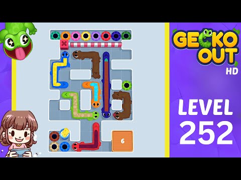 Gecko Out Level 252 Solution Walkthrough