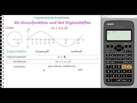 Lernvideo_Eigenschaften der Sinusfunktion (sin x)